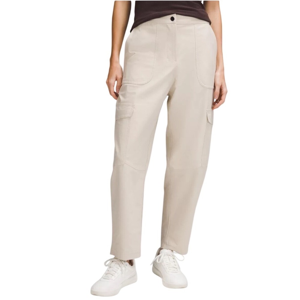 Lululemon Lab Utilitech Cargo Pants 29 Beige High Rise Utility Pockets